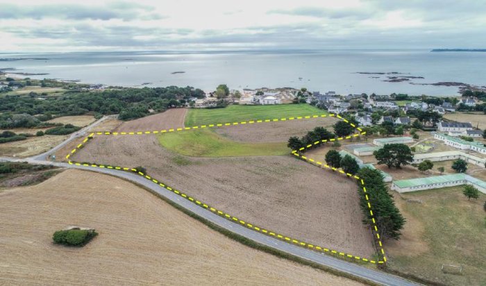 Image de l'emprise sur le Terrain